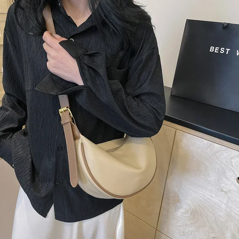 Bolsos de hombro de PU sólido, - Luxury Bags On Sales reseña y precio