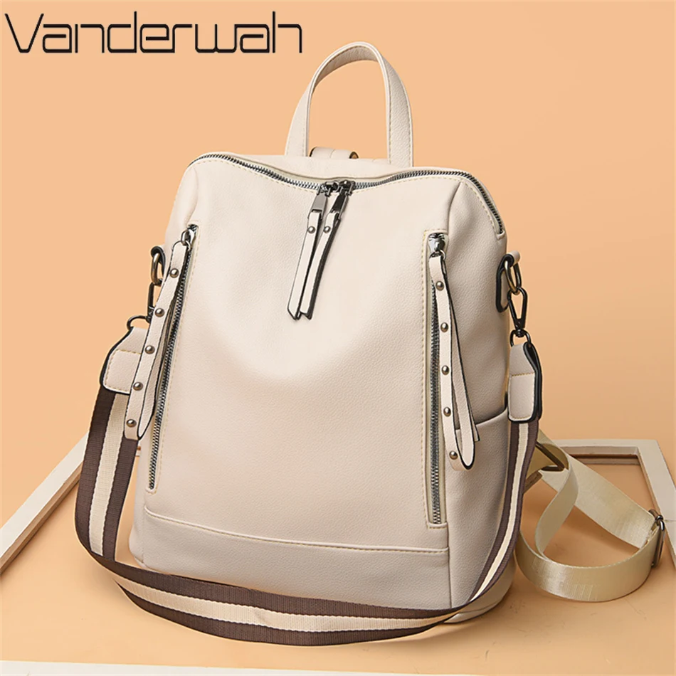 Mochila De cuero suave para es - Luxury Bags Leather reseña y precio