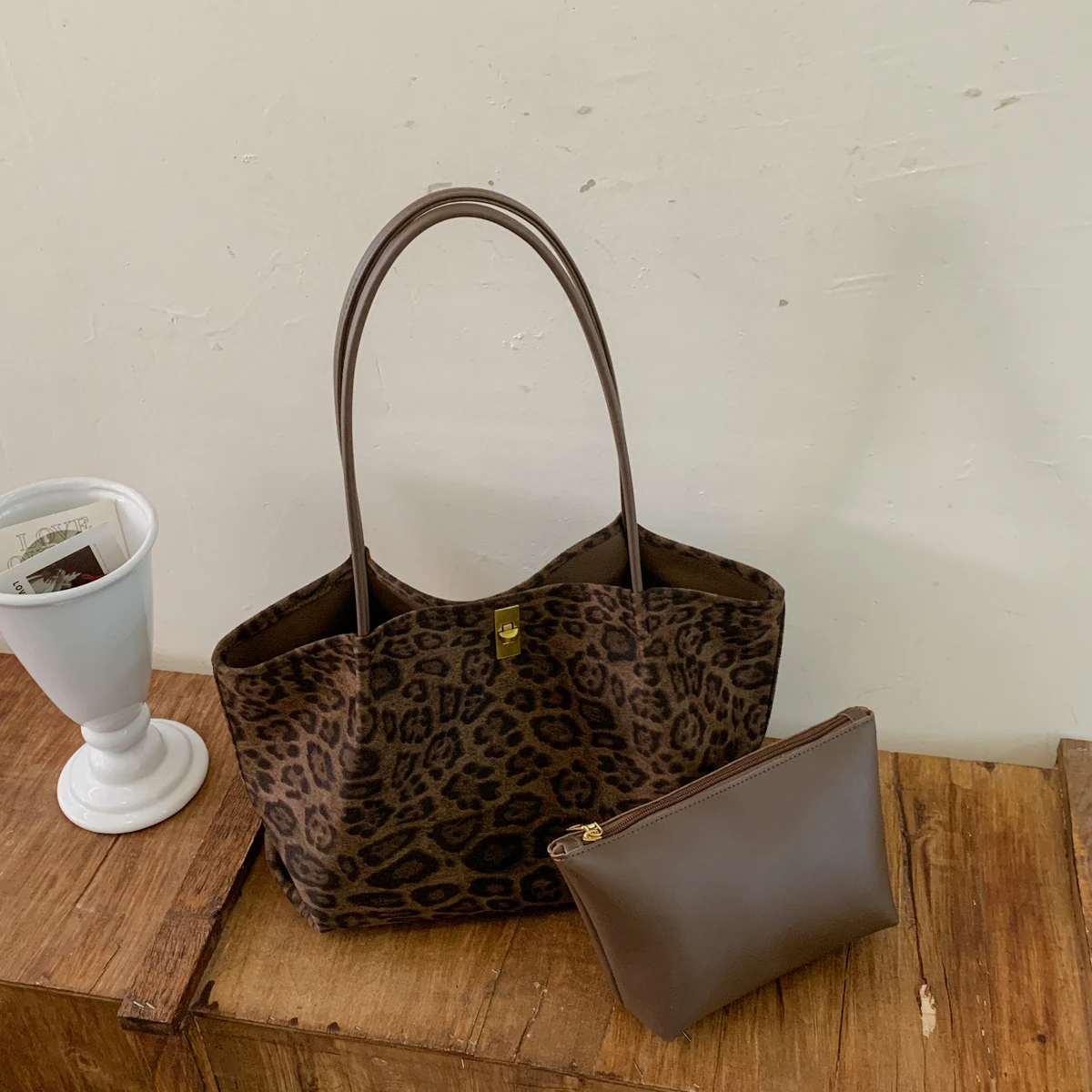 Bolso de mano de ante con esta - Luxury Bags Tote reseña y precio